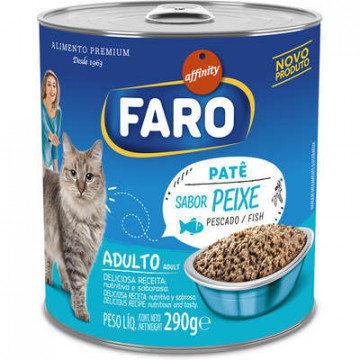 Lata Faro Sabor Peixe para Gatos Adultos - 290g